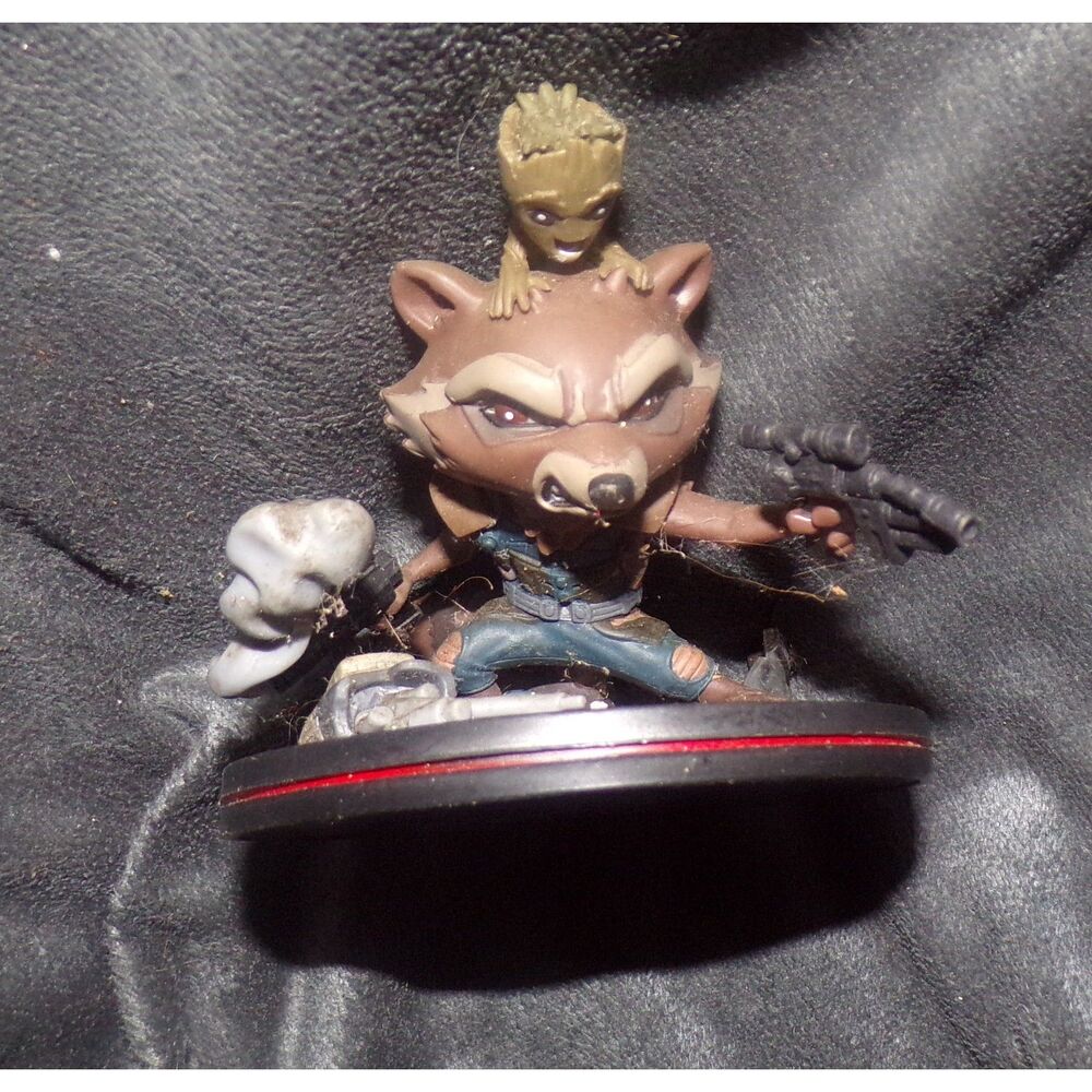 Marvel Q Fig Rocket Raccoon and Groot, Loot Box Exclusive